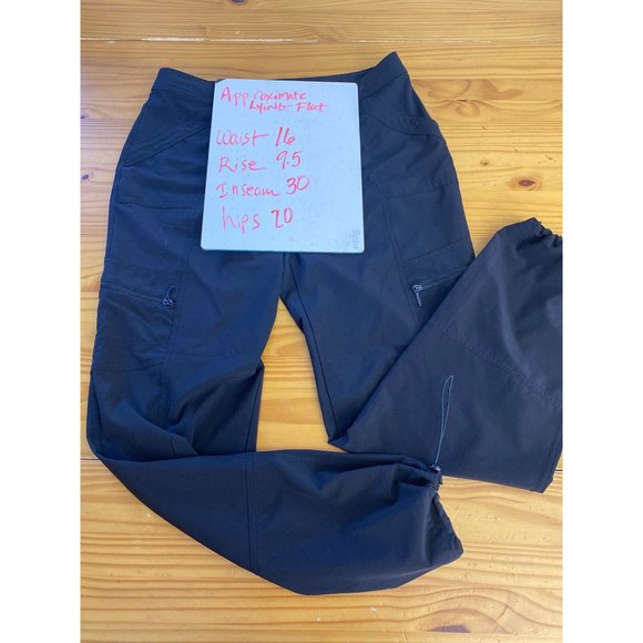 Zenergy By Chicos Neema Brandy Pants Joggers Zippered Cargo Small 4-6 Sold Out - Picture 9 of 9